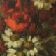 Nature morte aux fleurs, peinture à l'huile sur toile, signée