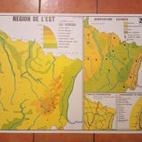 School map: northern region n°19 / eastern region n°20