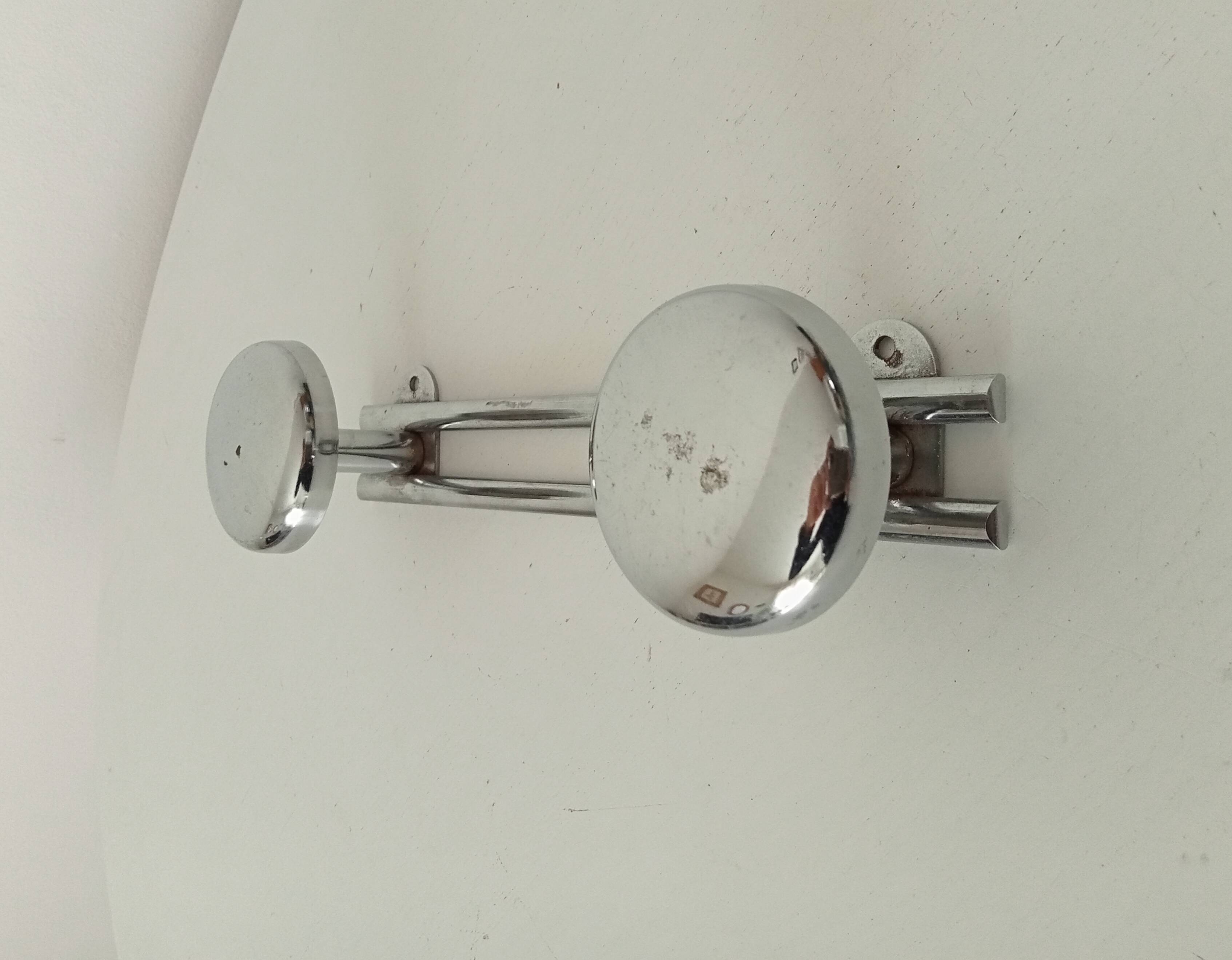 Vintage chrome coat rack from the 70s