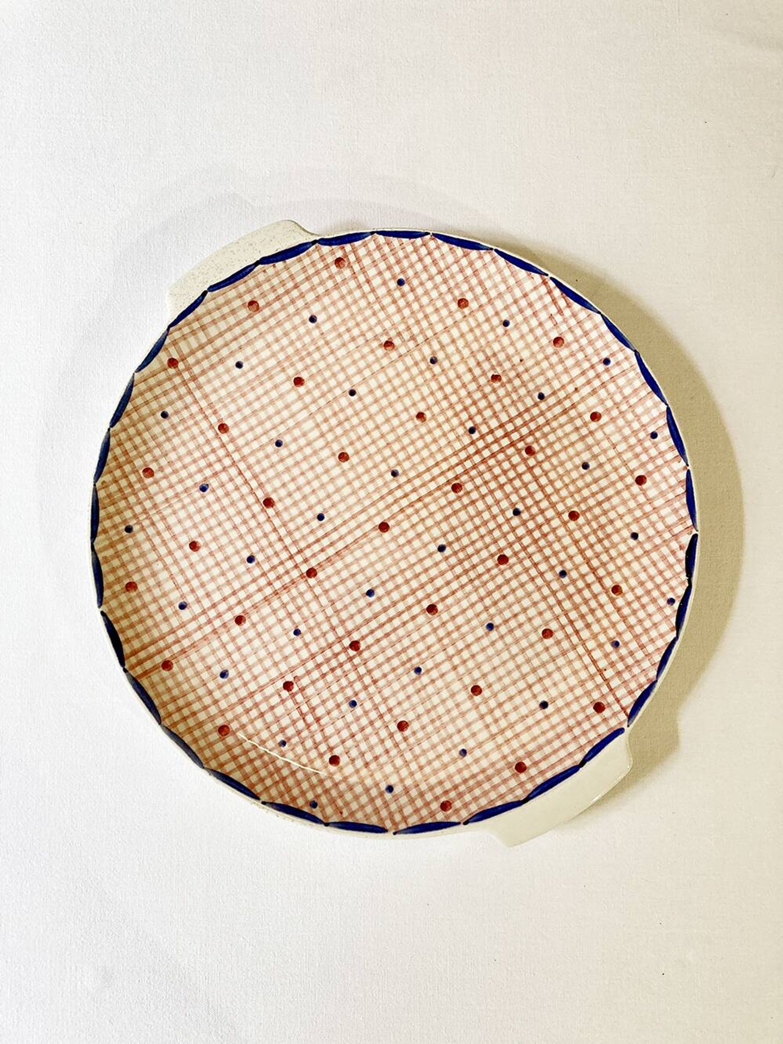 Villeroy & Bosch dessert dish, Gitta model, 1940s-1950s
