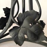 Retro wrought iron and pearl lamp