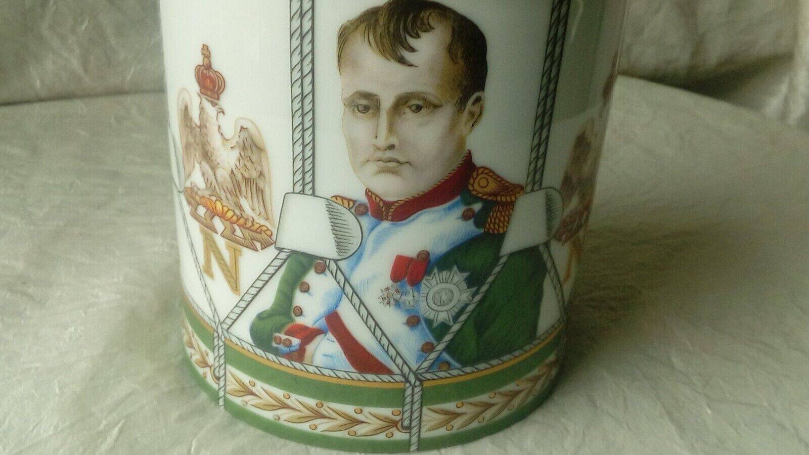 Napoleon cognac porcelain bottle camus haviland limoges empir style