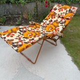 Deckchair chaise longue year 70