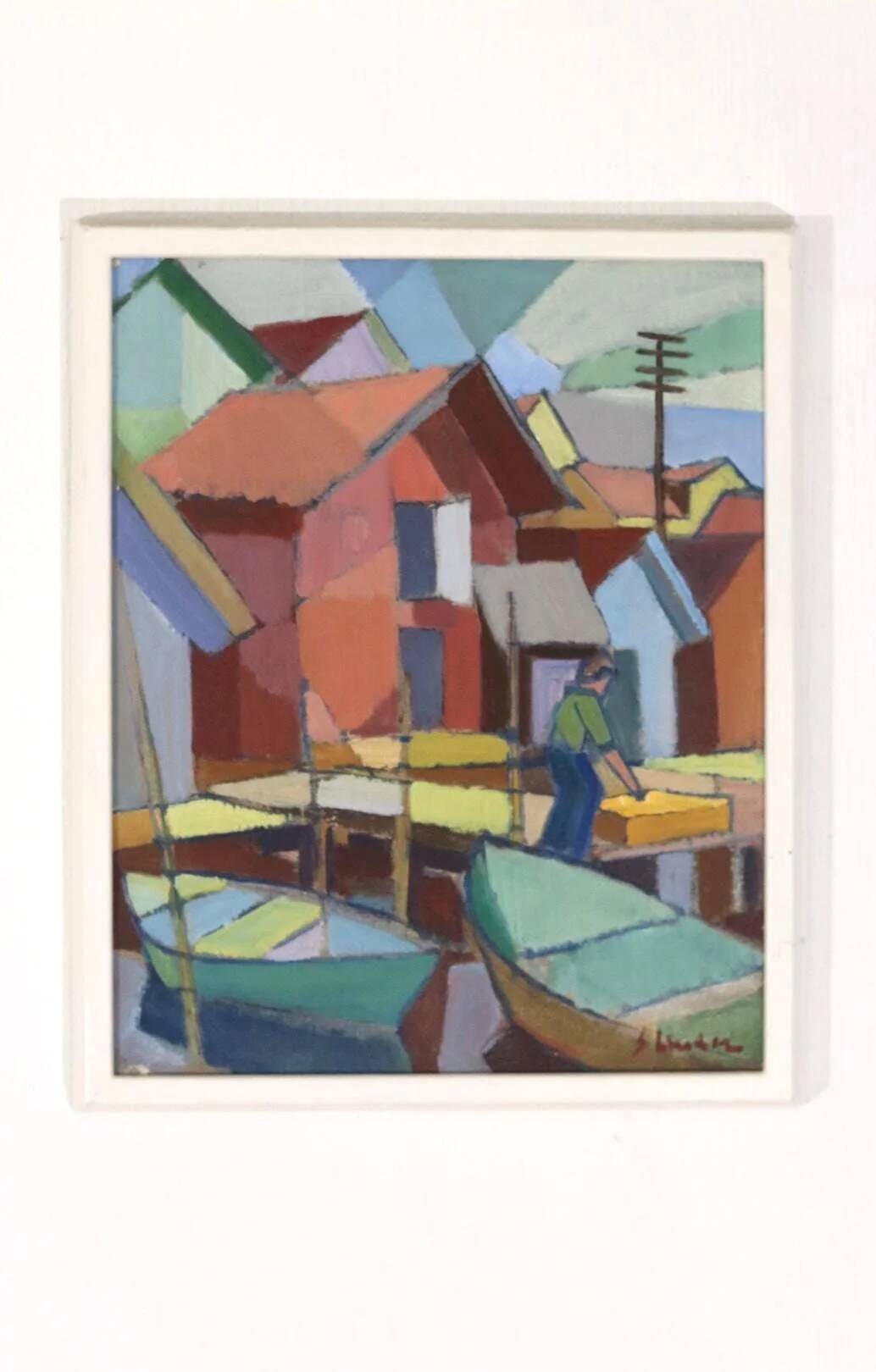 « Maisons et bateaux » de Helge Linden