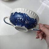 Adams English Scenic dish and bowl with handles