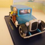 Lot of 5 Tintin collection cars, 1/43rd, original cases