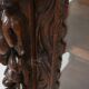 Baroque Style Display Case in Oak, Belgium, 1950s