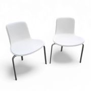 Conçu par Poul Kjærholm / 1978/2007 Coque blanche / cuir blanc