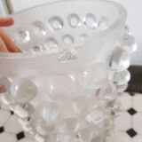 Vase ancien  en cristal boule