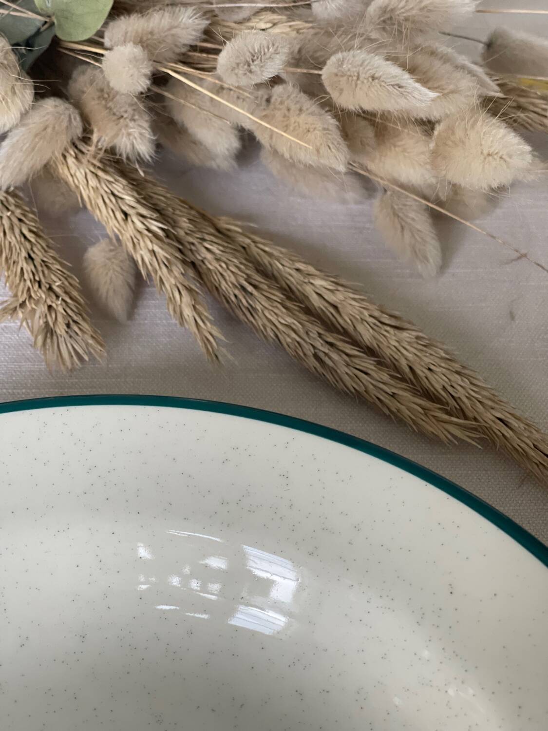 6 earthenware soup plates