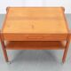 1960s Danish Teak Sewing Cart or Side Table