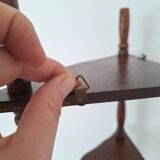 Vintage wooden corner shelf