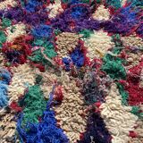 Berber carpet azilal old 90x155 cm