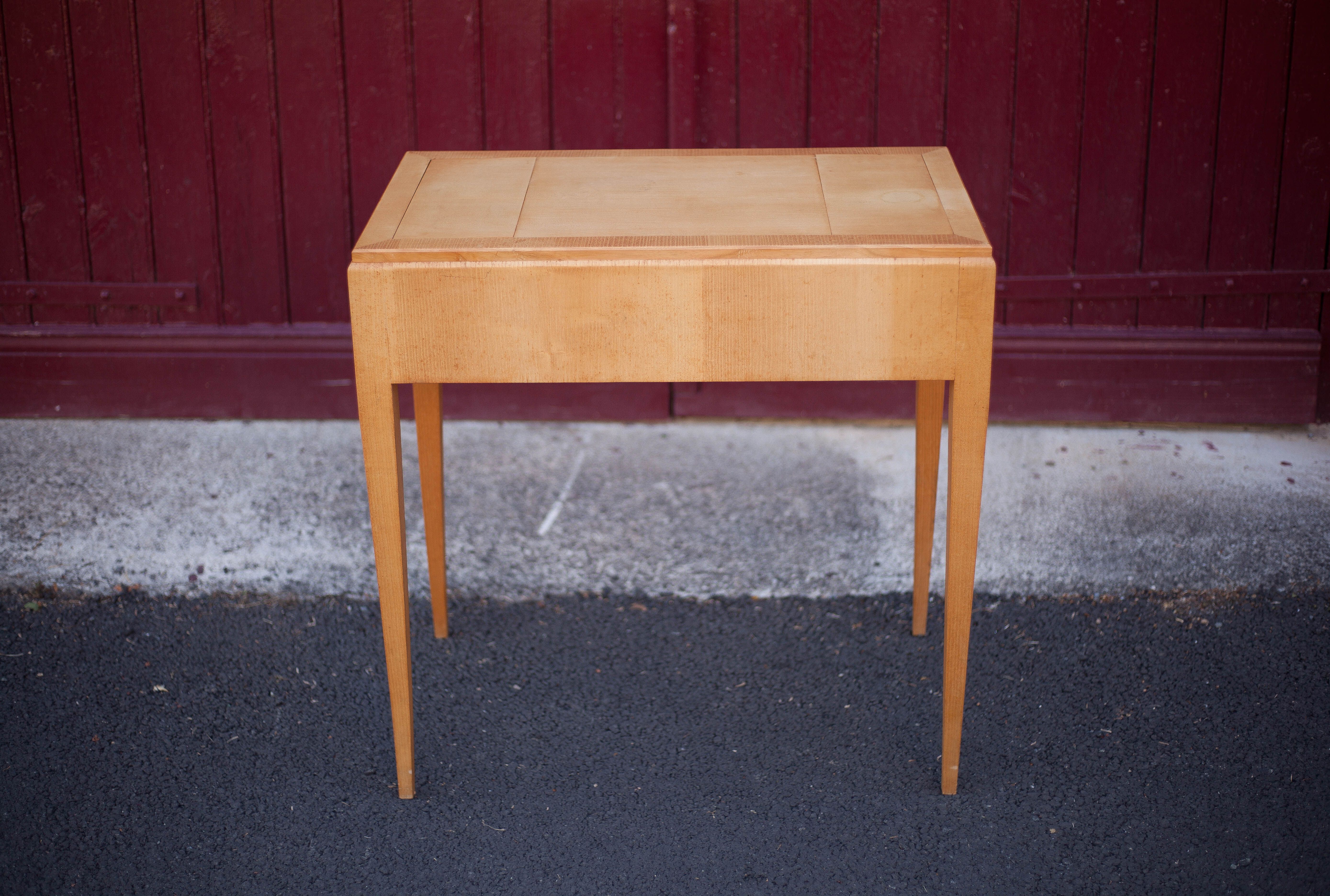 Wood desk, wood console