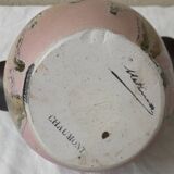 Stoneware vase signed Méténier