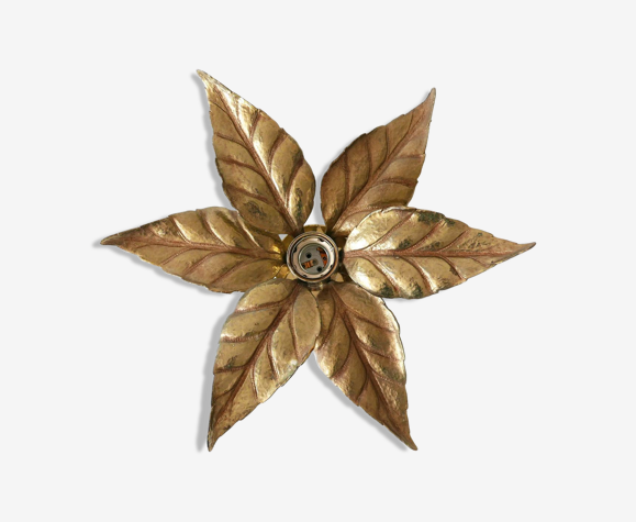 Applique florale de Willy Daro, style Hollywood Regency