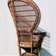 'Peacock' armchair Emmanuelle XL. Vintage 70s