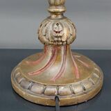 Large Art Deco lamp in gilded wood, France, circa 1920