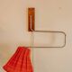 Applique murale vintage mid-century à bras pivotant – Teck & chrome