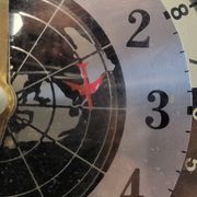 Crédit agricole animated advertising clock financial markets and bank securities