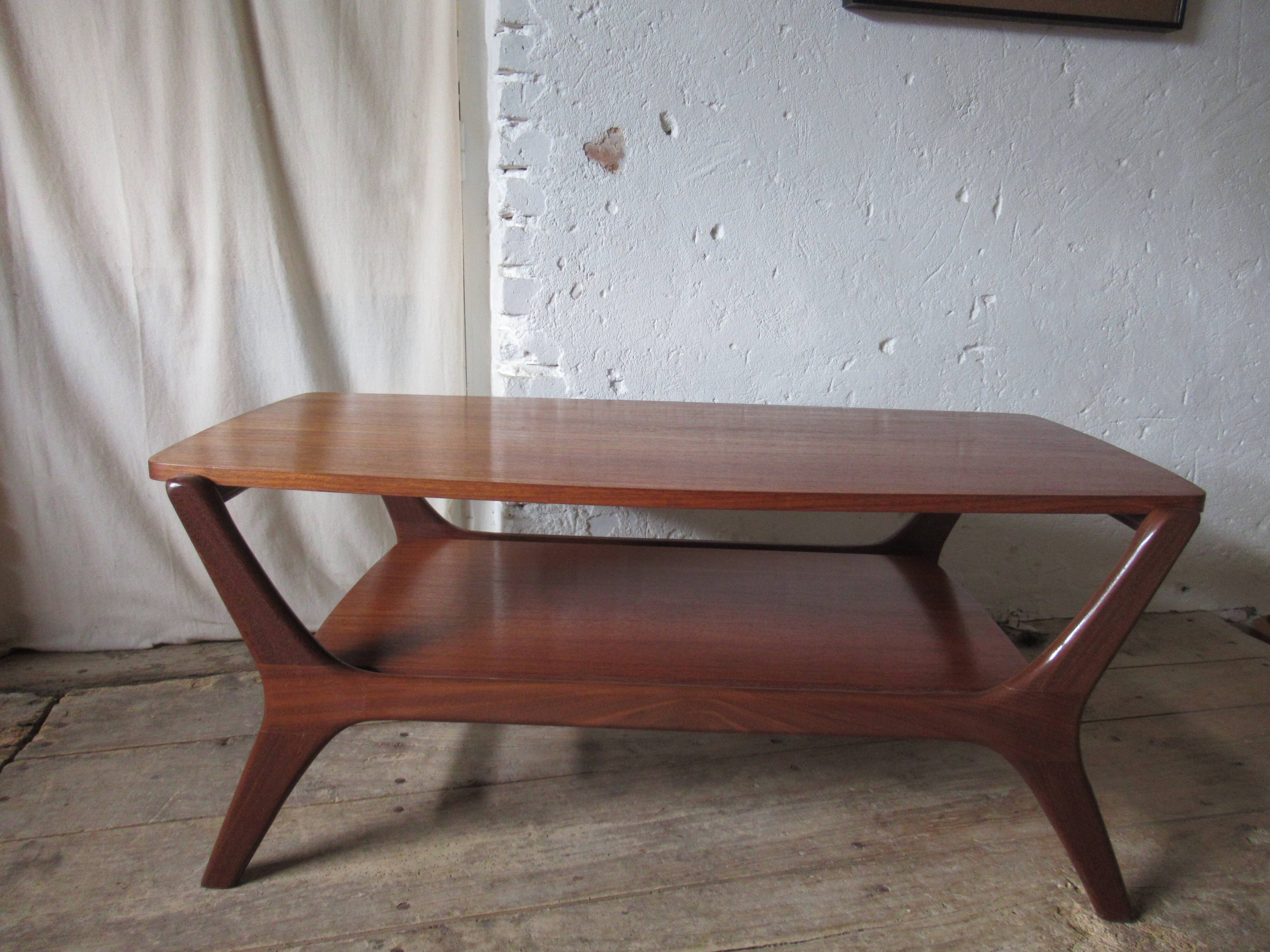 Teak coffee table