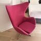 "The Egg" armchair by Arne Jacobsen, published by Fritz Hansen.