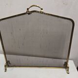 Brass fire screen
