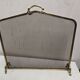 Brass fire screen
