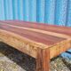 Table à manger en teck 180 x 90 x 76 cm