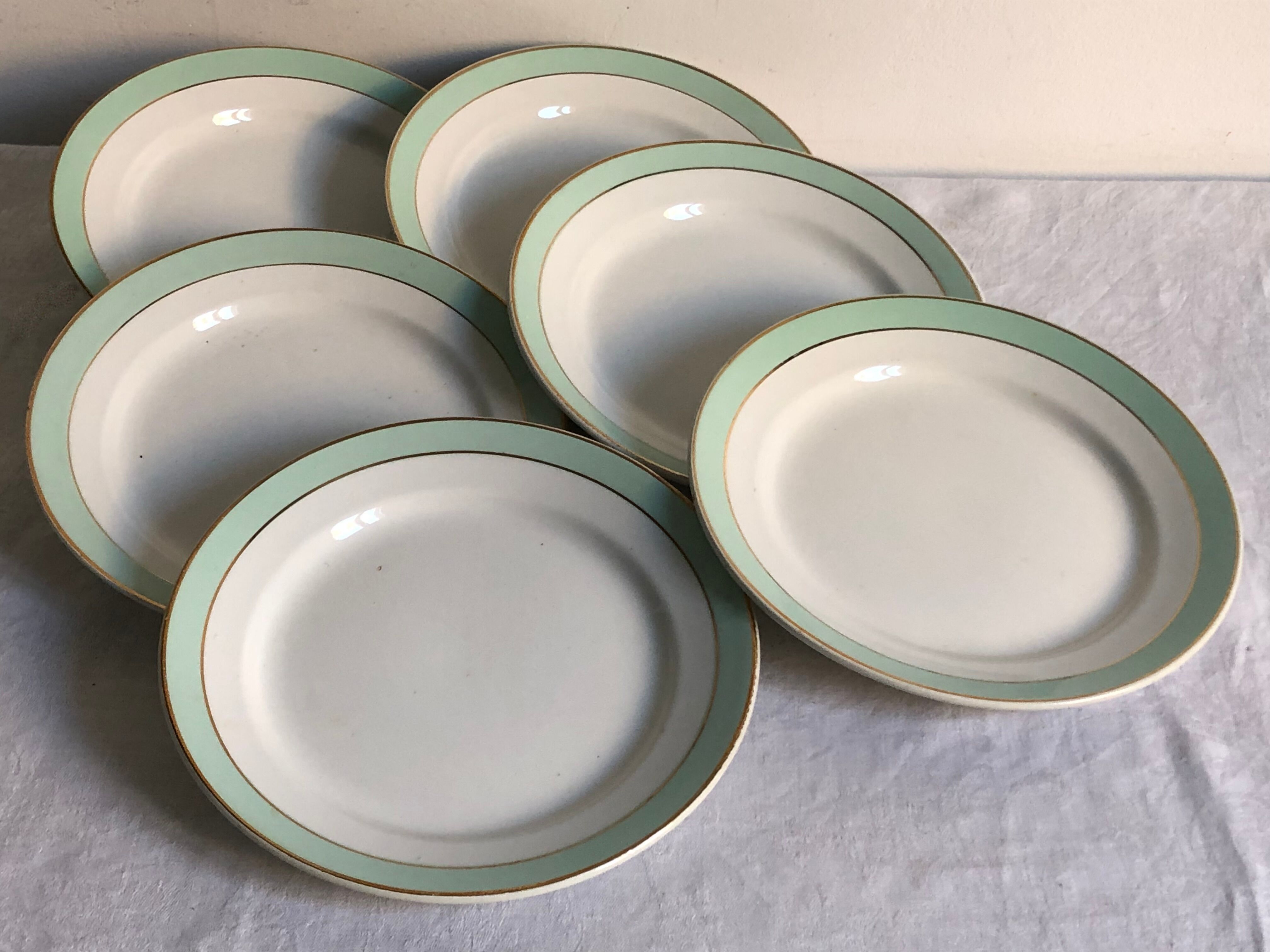 6 flat plates Luneville, Dauphine service