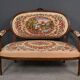 Beech canapé, stained, Louis XVI style - 1920