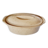 Terrine or dish with oval lid for digion stoneware ceramic oven