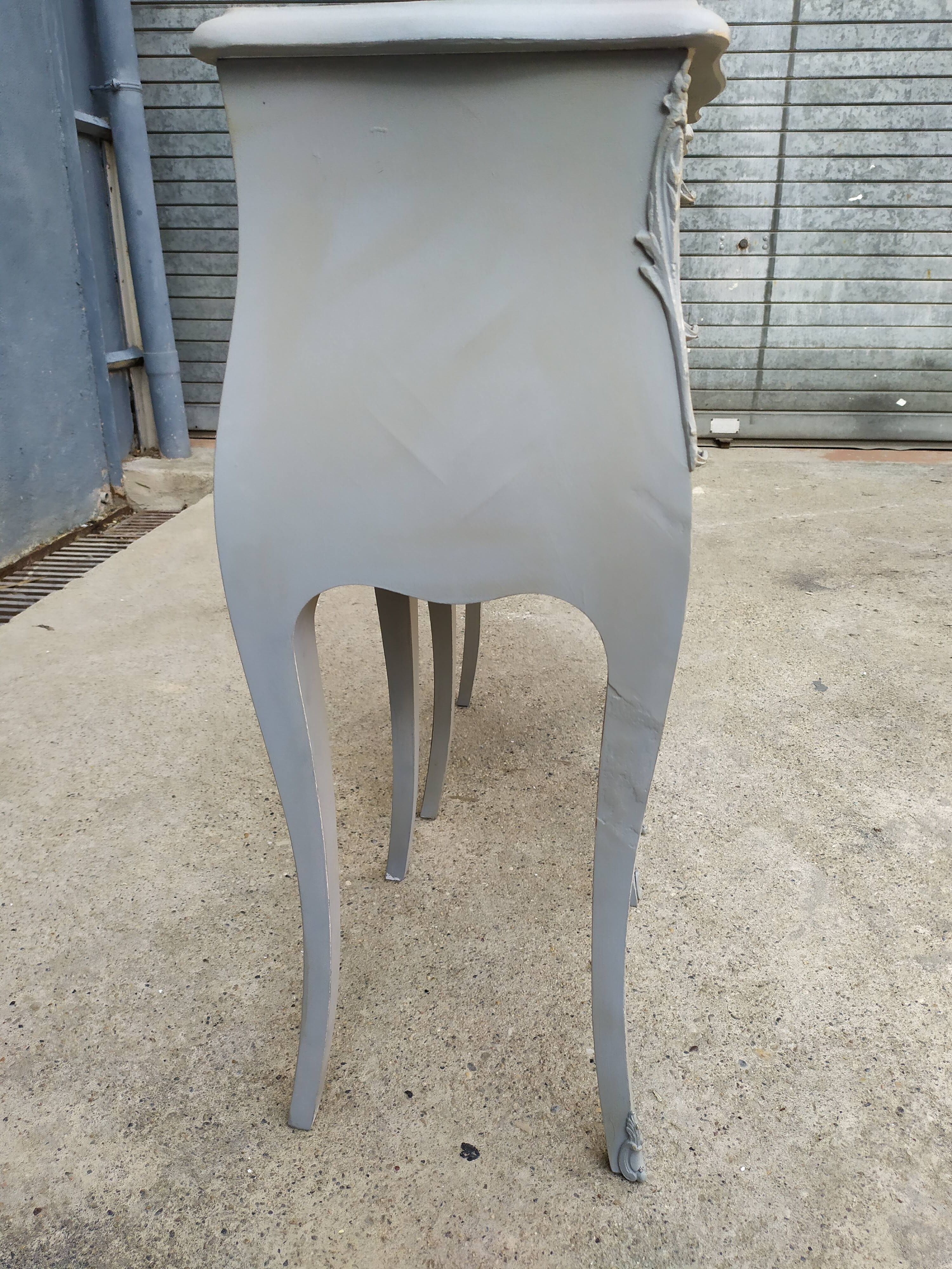 Pair of bedside Louis XV shabby style