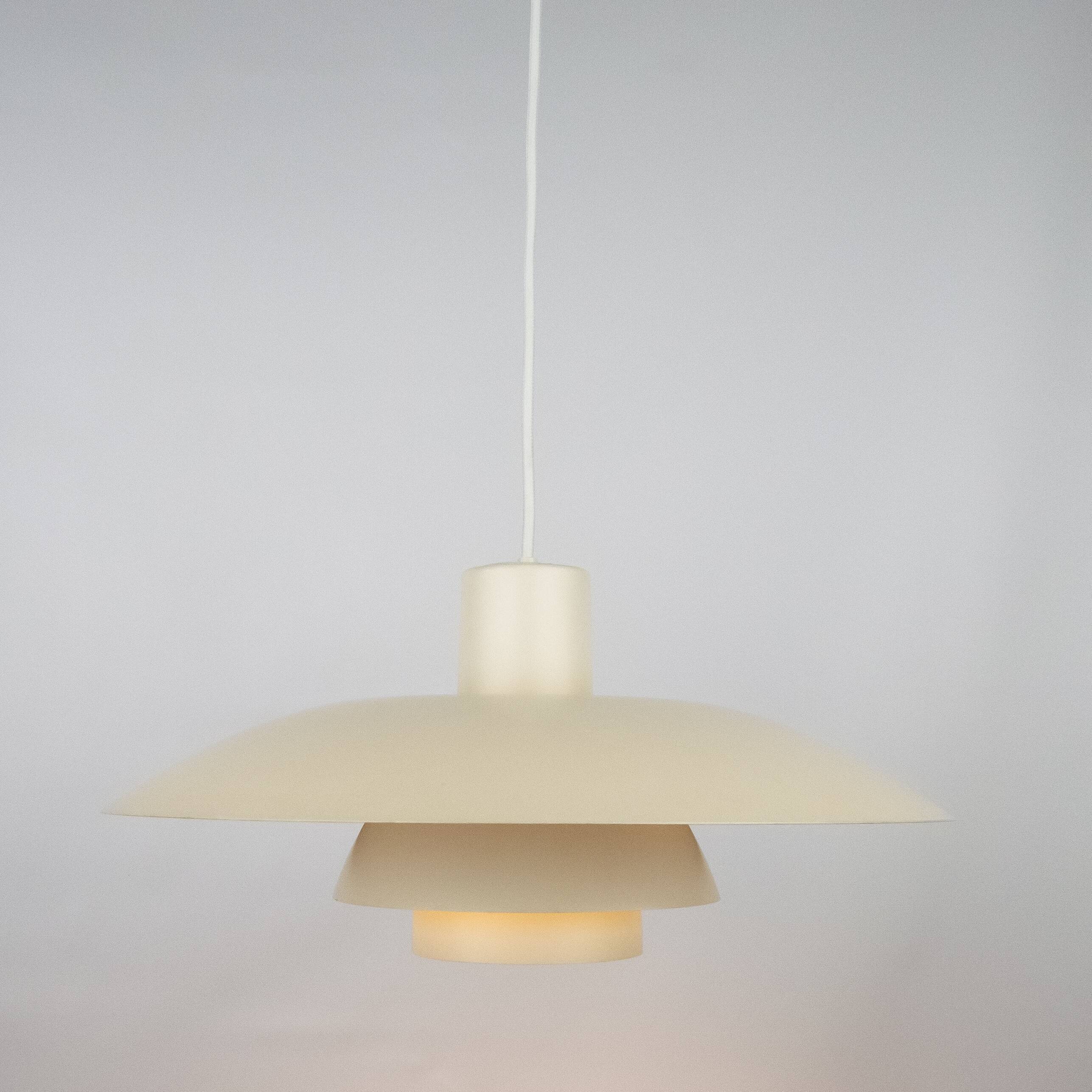 Pair of Danish vintage pendant lamps PH 4/3 by Poul Henningsen, 1966