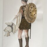 Costume sketch for Homer's Ulysses Odyssey Theatre 1990