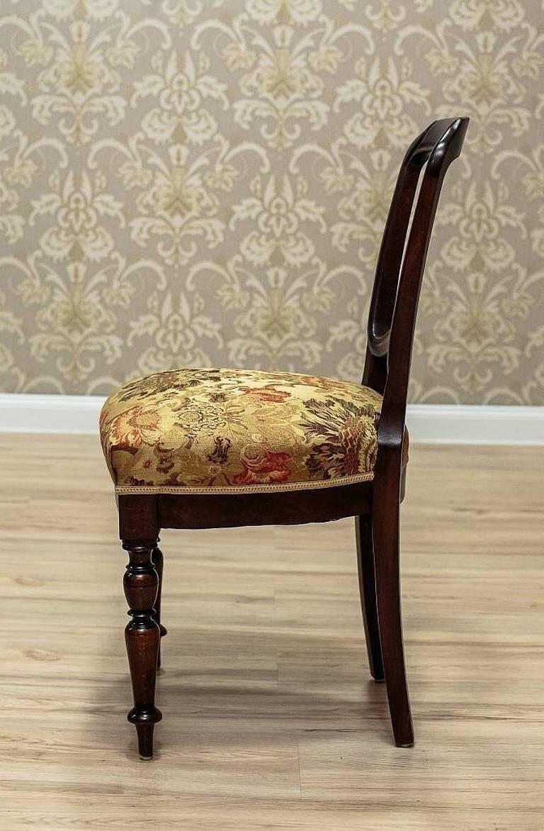 Vintage Mahogany Chairs, 1930s, Set of 4