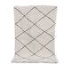 Classic diamond-pattern Berber rug 150x230