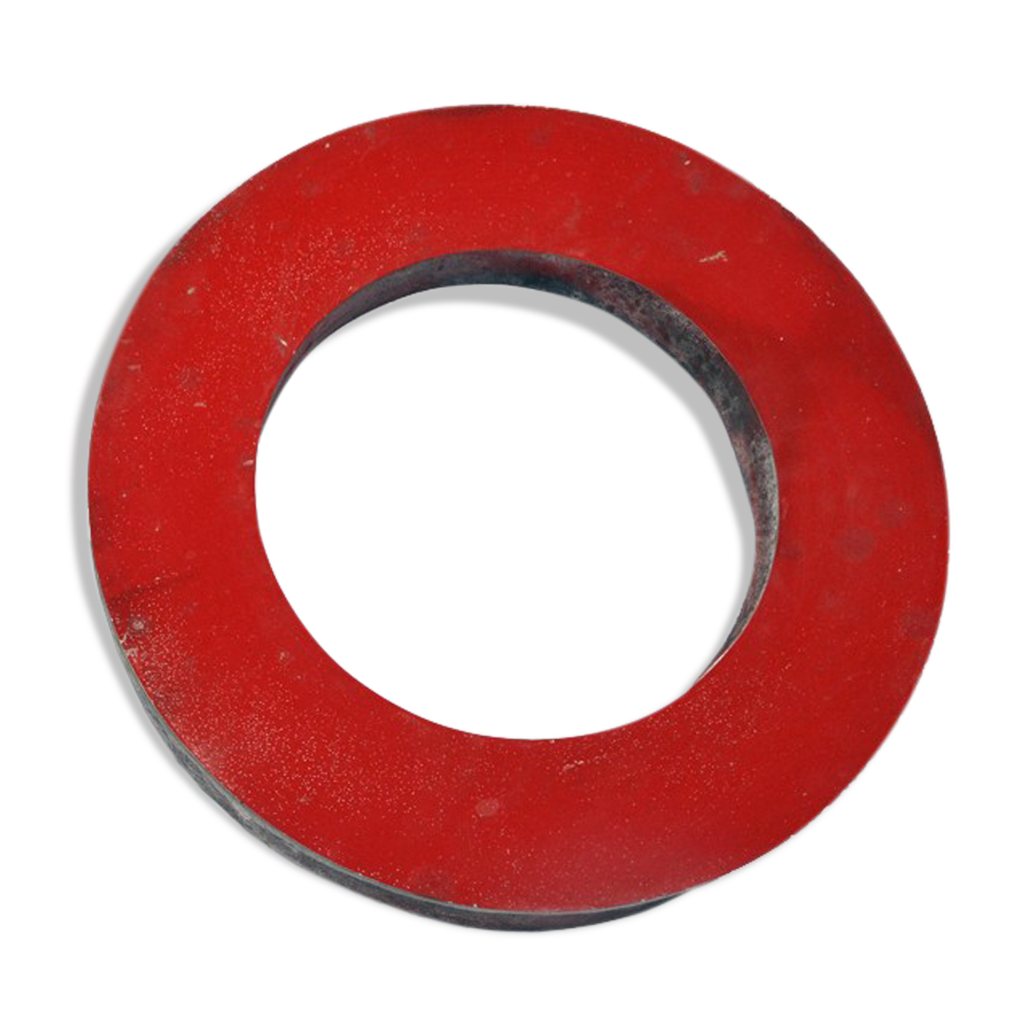 Sign letter in ancient zinc O