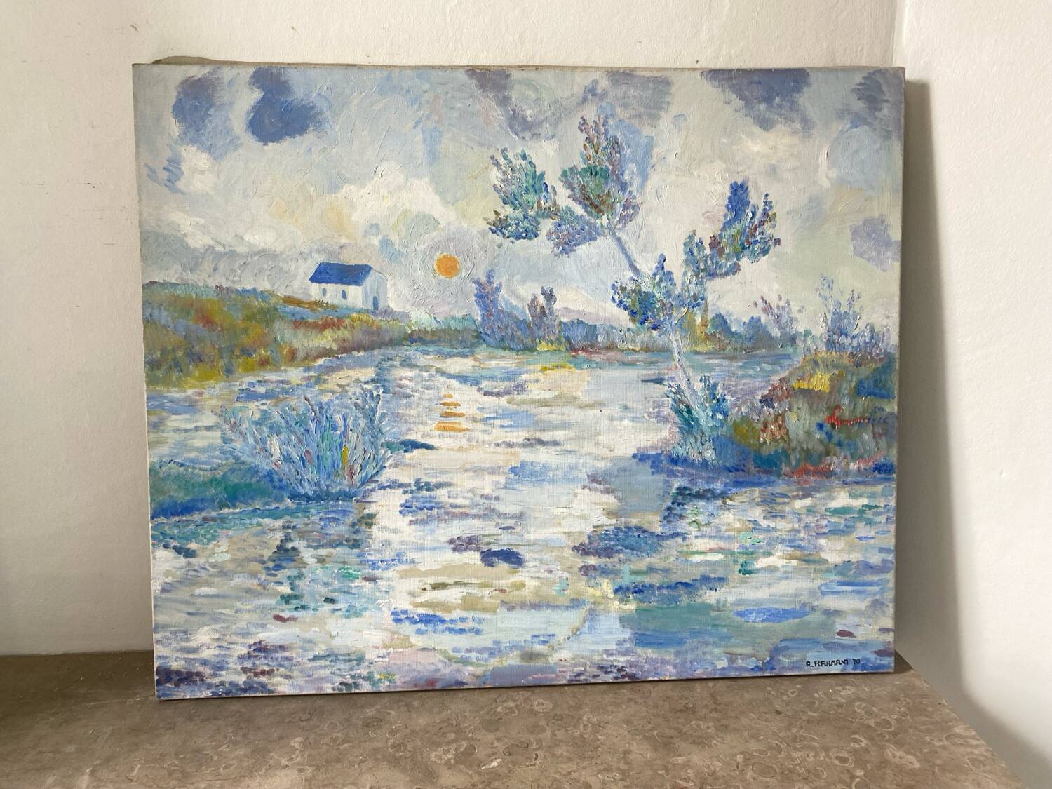 20th century landscape signed