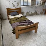 Lit 1 place massif Maison Regain