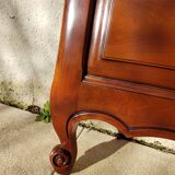 Louis XV style bed in cherry wood