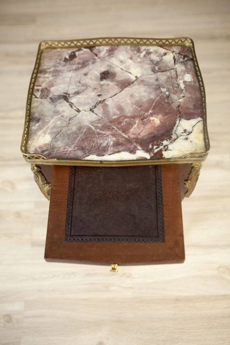 Louis XV Walnut Nightstand