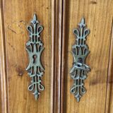 Large Louis Philippe oak wardrobe H: 2m25