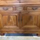 Buffet deux corps, merisier
