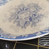 Salad bowl in iron earth Sarreguemines U & C model "Planter"