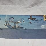 6 verres cristal, modèle New Line, 1980