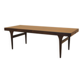 CFC Silkeborg rosewood coffee table with pull-out top, 1960s