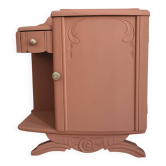 Terracotta bedside table
