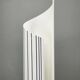 Lampadaire postmoderne sculptural en acrylique opalin, Italie années 1980