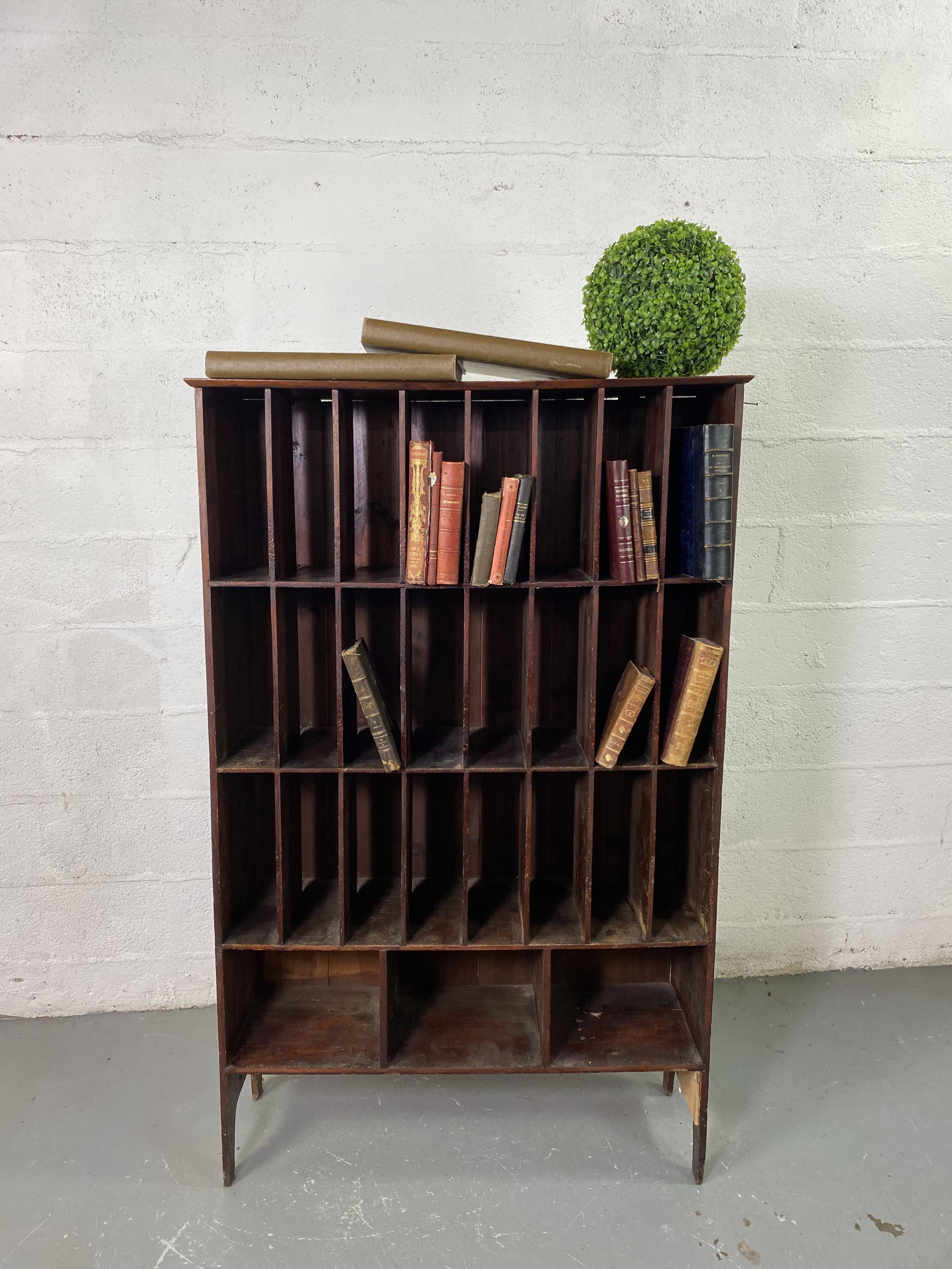 Wooden handcrafted craft furniture for postal sorting